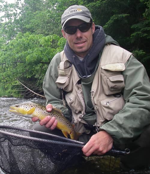 Fly Fishing For Brown Trout in Ontario