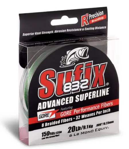 this is a spool of the Sufix 823 braided line.